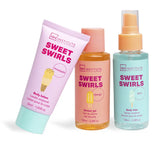 IDC INSTITUTE-SWEET SWIRLS embalagem com 4 peças.-DrShampoo - Perfumaria e Cosmética